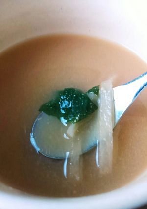 味噌汁(切り干し大根　海苔　紫蘇)-レシピのメイン写真