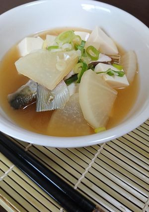 ぶりのあら汁♪-レシピのメイン写真