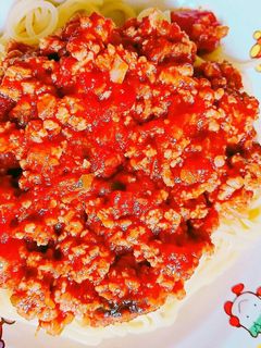 ミートソーススパゲッティ-レシピのメイン写真