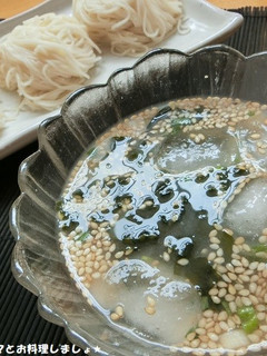 わかめスープで簡単★ごまだれそうめん-レシピのメイン写真