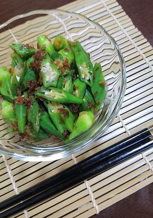 オクラのおかかぽん酢♪-レシピのメイン写真
