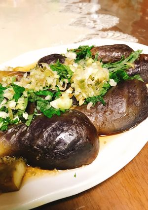 さっぱり茄子レンジで♩ノンオイル煮浸し風-レシピのメイン写真