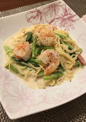 海老のクリームパスタ-レシピのメイン写真