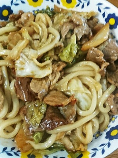 回鍋肉リメイク/焼きうどん-レシピのメイン写真