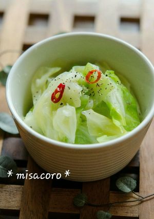 mキャベツのペペロンチーノ風サラダ-レシピのメイン写真