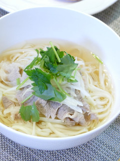牛肉のフォー風稲庭うどん♪-レシピのメイン写真