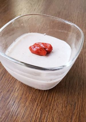 ブラマンジェ風ココナッツミルク寒小豆入り-レシピのメイン写真