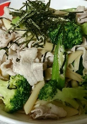 冷製、温OK!!めんつゆで和風ペンネ-レシピのメイン写真