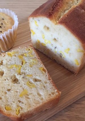 とうもろこしのバターパウンドケーキ-レシピのメイン写真