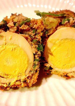 お弁当も☆超簡単☆肉たまご爆弾-レシピのメイン写真