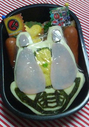 キャラ弁・仮面ライダー電王サンドイッチ-レシピのメイン写真