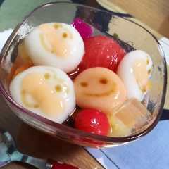 รูปของ 着色料不使用！アンパンマン白玉団子