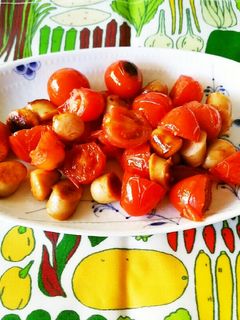 ミニトマトとウインナーの炒め物-レシピのメイン写真