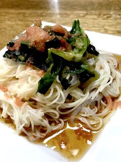さっぱり☆冷凍トマトを下ろしてそうめん〜-レシピのメイン写真
