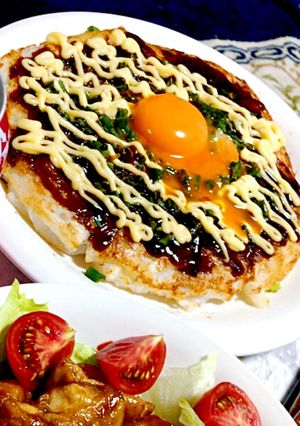 簡単激ウマ♡山芋のお好み焼き♡-レシピのメイン写真