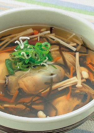 牡蠣のスープ-レシピのメイン写真