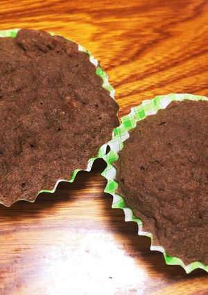 おから100%ココアバナナカップケーキ-レシピのメイン写真