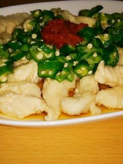 さっぱり鶏ささみのオクラソース-レシピのメイン写真