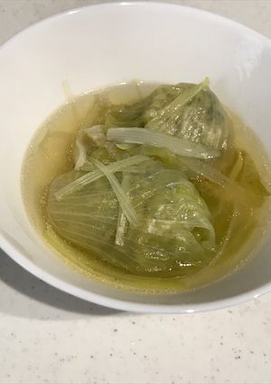 餃子の余りで作る 中華スープ-レシピのメイン写真