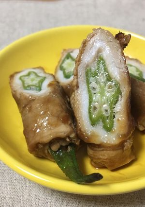 お弁当にも*オクラの豚肉巻き生姜風味-レシピのメイン写真
