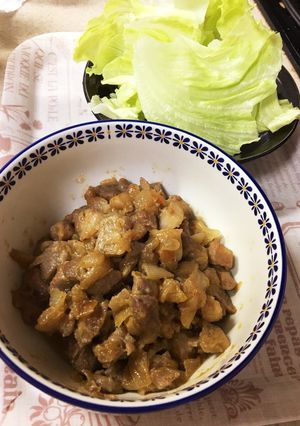三元豚のゴロゴロ肉味噌-レシピのメイン写真