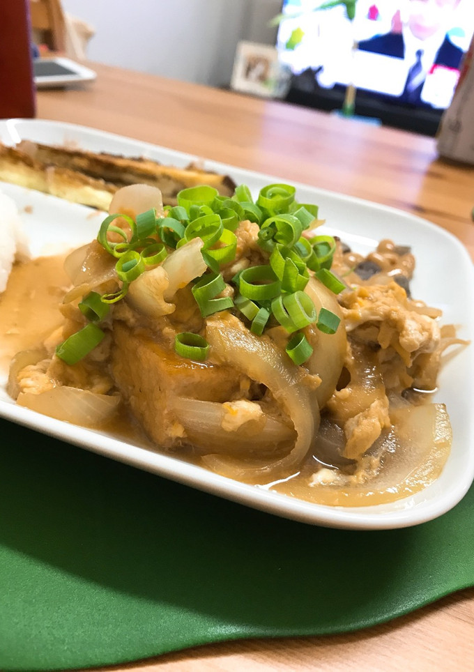 厚揚げの卵とじ-レシピのメイン写真
