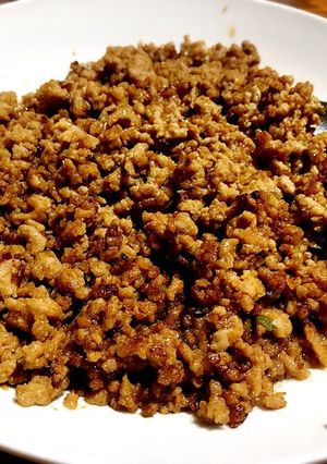 15分で出来ちゃう!ひき肉の味噌炒め!!-レシピのメイン写真