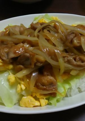ガッツリ豚丼！-レシピのメイン写真