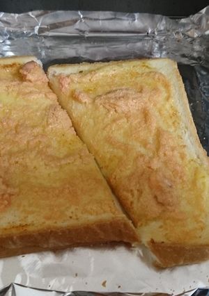 朝から幸せ♡簡単たらこトースト-レシピのメイン写真