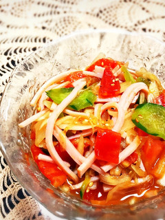 ♪°.*夏野菜のポン酢和え*.°♪-レシピのメイン写真