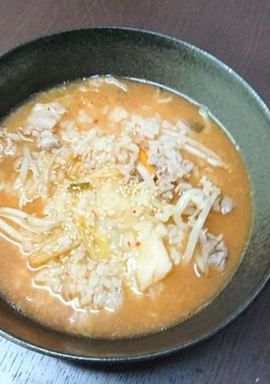 *残り物で簡単*カルビクッパ風-レシピのメイン写真