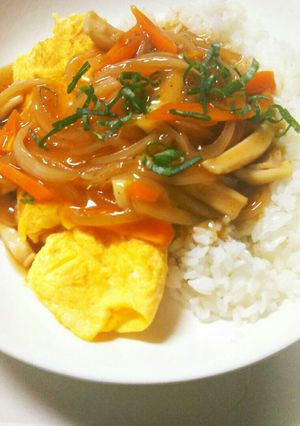 ふわふわたまごのあんかけ天津飯-レシピのメイン写真