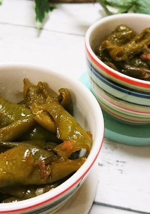包丁不要♪ピーマンのさっぱりおかか煮-レシピのメイン写真