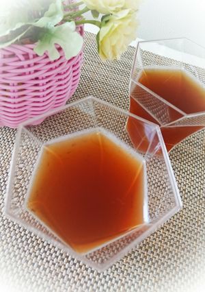 オーガニック茶葉で紅茶ゼリー-レシピのメイン写真