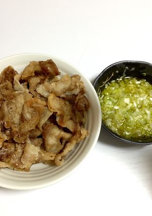 カリッとねぎ豚（おつまみ）-レシピのメイン写真