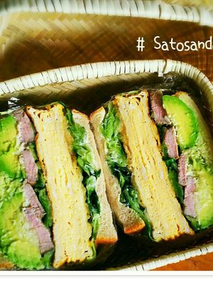 ボリュームサンドイッチお弁当♥沼サンド-レシピのメイン写真