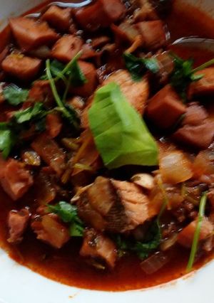 タコと白身魚のＭＥＸ　スタイル夏スープ-レシピのメイン写真