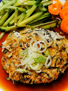 簡単!豆腐ハンバーグ♡わさび醤油ソース♪-レシピのメイン写真