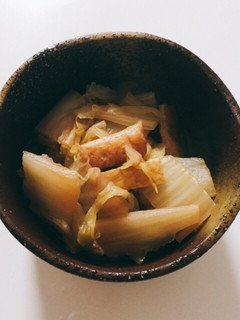 安心する味、白菜と油揚げの煮浸し♬-レシピのメイン写真