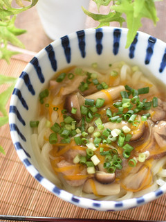 鶏肉ときのこのあんかけうどん-レシピのメイン写真