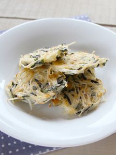 【離乳食完了期】魚と素麺のお焼き風-レシピのメイン写真