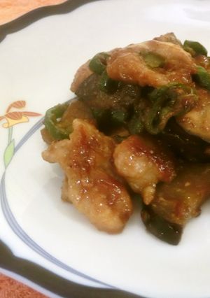 ご飯に合う‼ナスとピーマンの豚肉みそ炒め-レシピのメイン写真