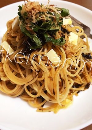簡単！海苔の佃煮パスタ-レシピのメイン写真