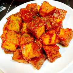 รูปของ カリカリ甘辛厚揚げ <韓国料理>두부강정
