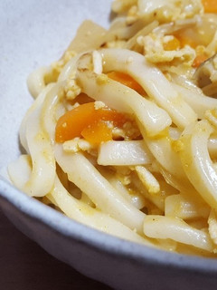 離乳食後期 親子で食べるカレー焼きうどん-レシピのメイン写真
