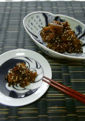 ごはんがすすむ☆新生姜とふじっ子の佃煮-レシピのメイン写真