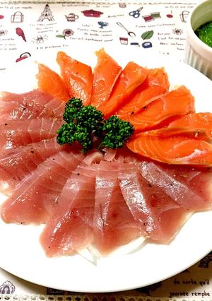 マグロの塩漬け♪♪-レシピのメイン写真