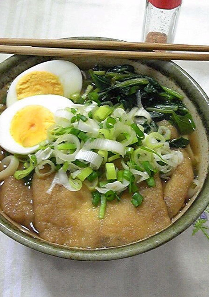 我が家の甘〜いおだしのきつねうどん-レシピのメイン写真