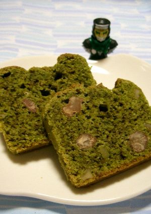 デネブの気持ち(お豆と胡桃の抹茶ケーキ)-レシピのメイン写真