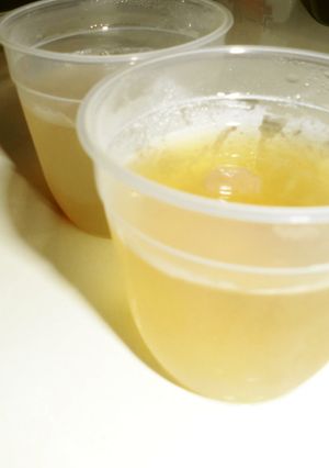 梅干しとお茶のゼリー-レシピのメイン写真